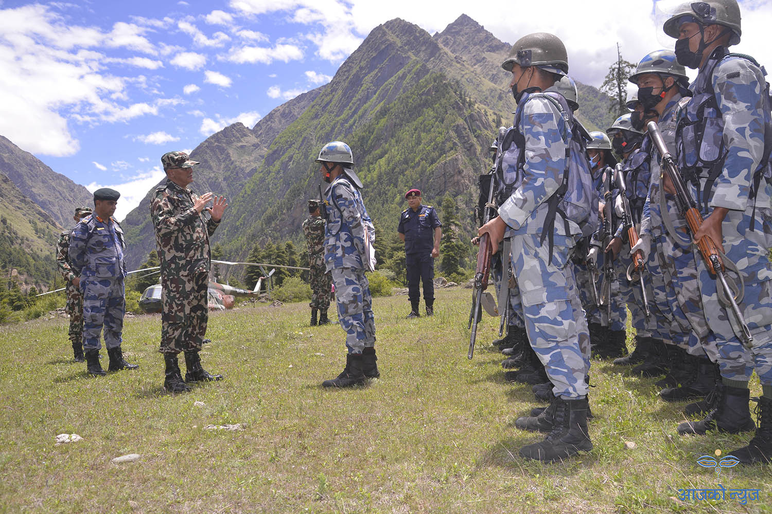 सीमा पुगेर सेनापतिले दिएको सन्देश (भिडियाेसहित)