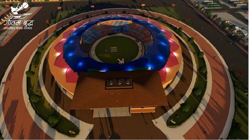 कोरियाबाट गौतमबुद्ध अन्तर्राष्ट्रिय क्रिकेट रङ्गशालालाई चार लाख ५० हजार सहयोग