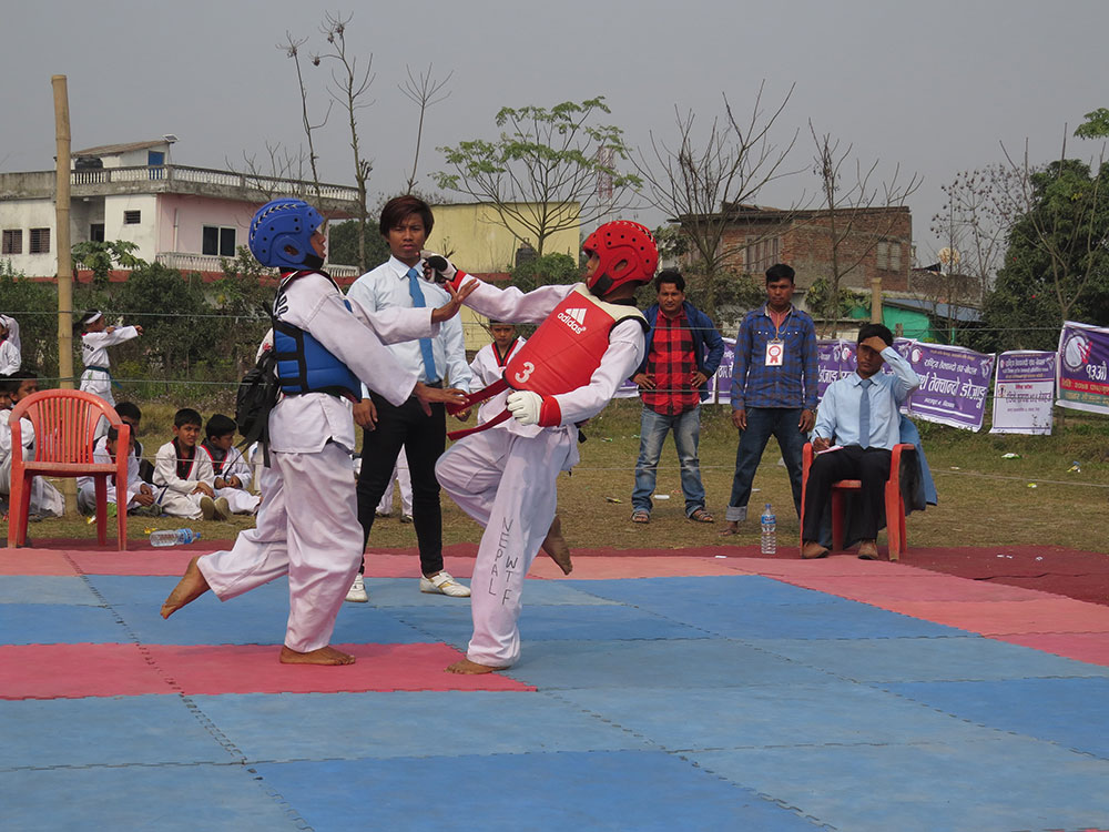 जिल्ला स्तिरीय तेक्वान्दो सुरु