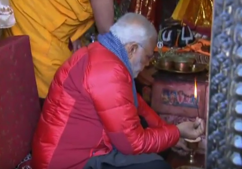 भारतीय प्रधानमन्त्री मुदीले गरे मुक्तिनाथमा पूजा (भिडियो सहित)