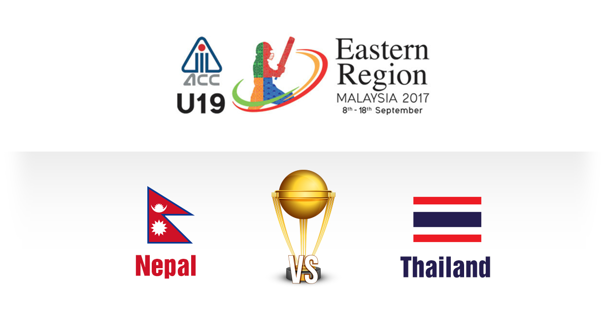 थाइल्याण्डलाई नेपालले दियो २८२ रनको विजयी लक्ष्य