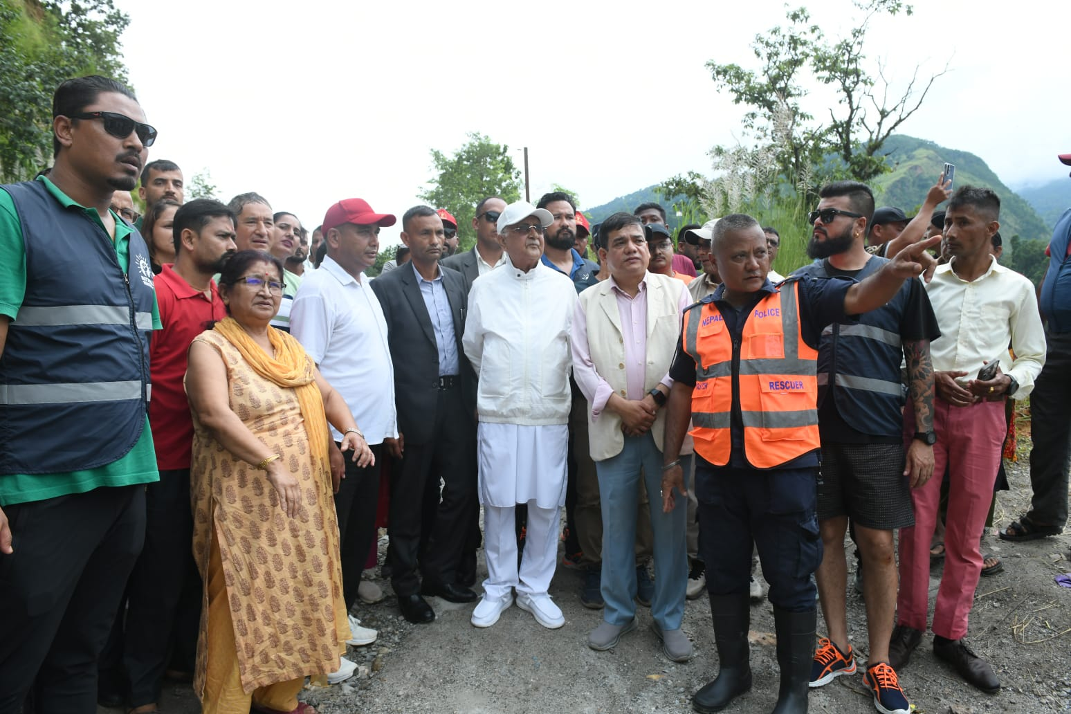 ओली बाढी प्रभावित नुवाकोटमा, स्थलगत अवलोकन