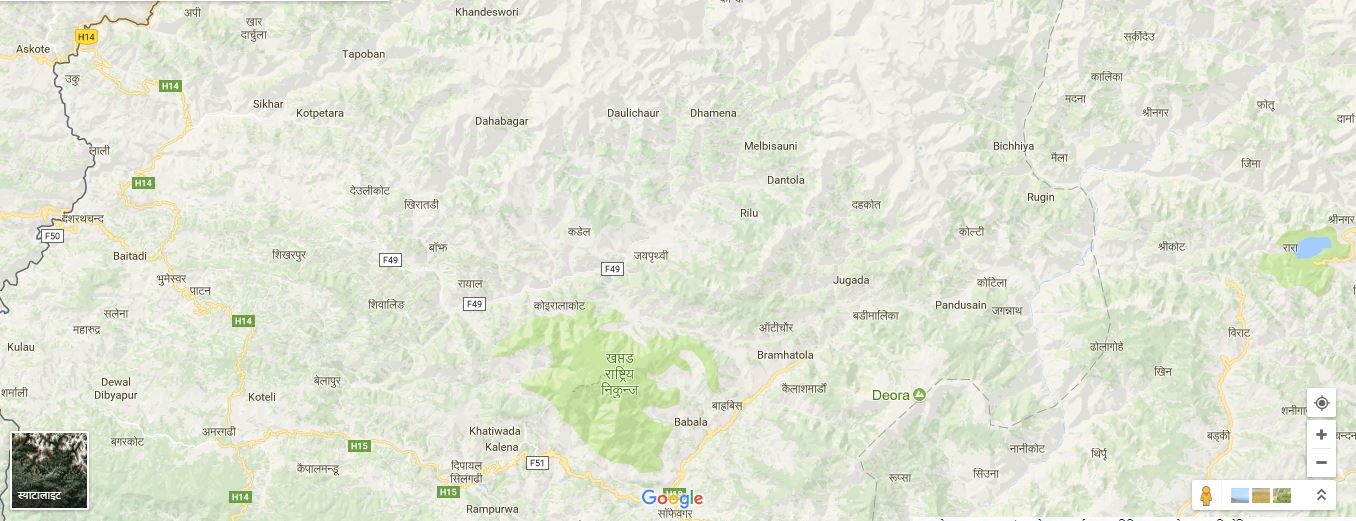 बाजुरामा जिप दुर्घटना हुँदा तीन जनाको मृत्यु