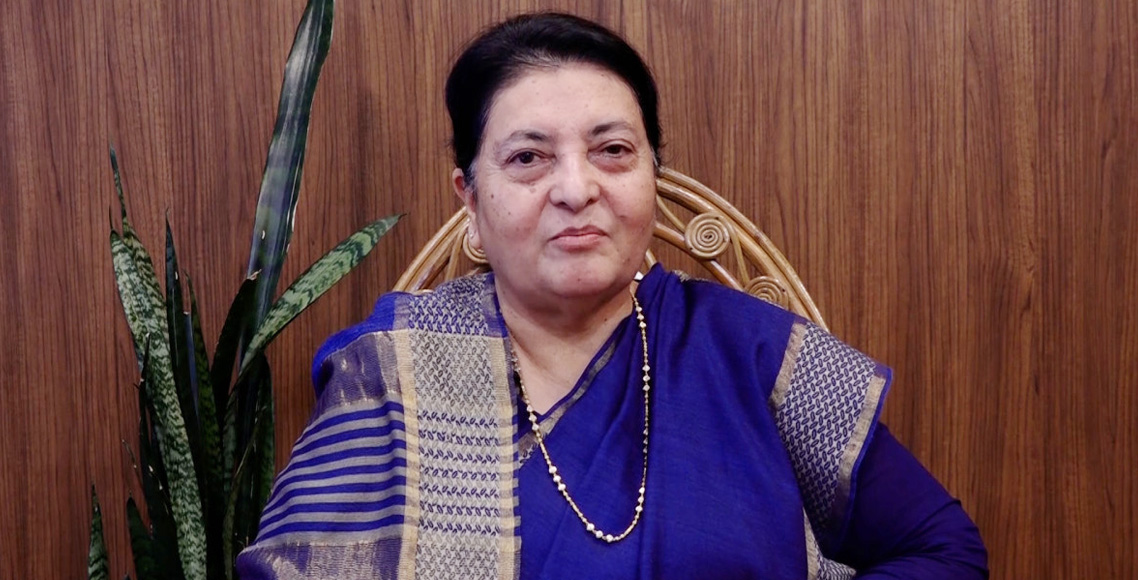 अस्थिरताबाट देशलाई निकाल्न सहकार्य अपरिहार्य : पूर्वराष्ट्रपति भण्डारी