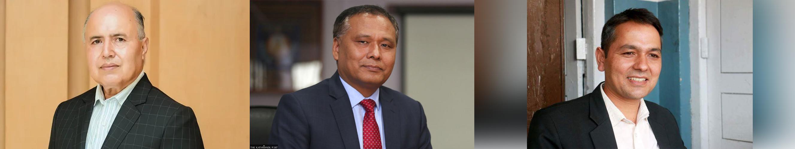 रामेश्वर खनाल, ओमप्रकाश अर्याल र कुलमान घिसिङ मन्त्री बन्दै