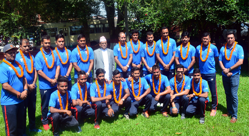 एसियाकपका लागि नेपाली टोली श्रीलङ्का प्रस्थान 