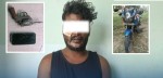 मोटरसाइकल दुर्घटनामा परेका युवक पेस्तोलसहित पक्राउ