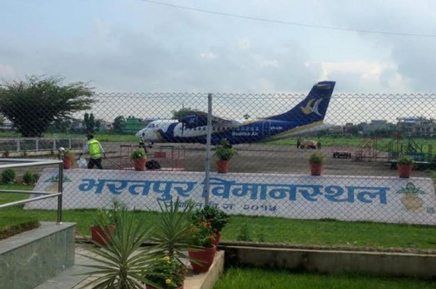 भरतपुर विमानस्थलमा उपकरण थपिँदै
