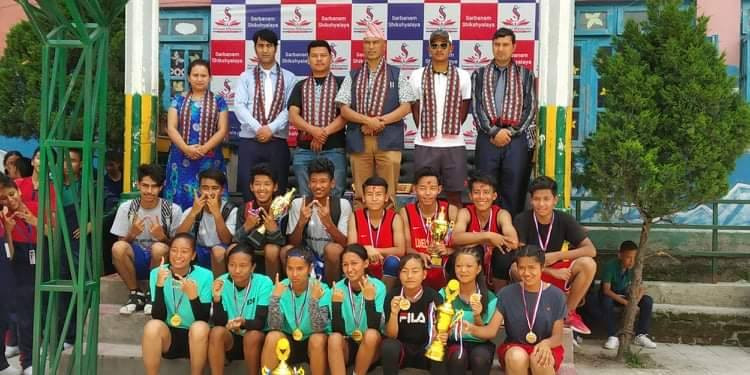 'सर्वनाम कप एसईई बास्केटबल' मा एलआरआइ र लुम्बिनी एकेडेमी विजयी