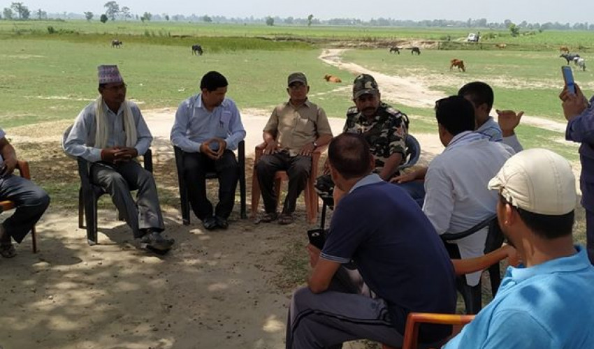 कञ्चनपुरमा भारतीय एसएसबीद्धारा सडक निर्माणमा रोक