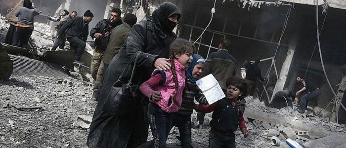सिरिया आक्रमणमा सात बालबालिकाको मृत्यु