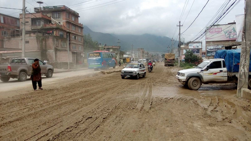 सम्झौता कार्यान्वयन नहुँदा पोखरीमाथि यातायात