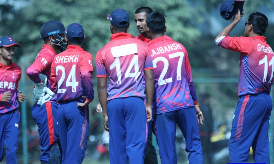 एमसीसीविरुद्ध नेपाल ५ विकेटले विजयी