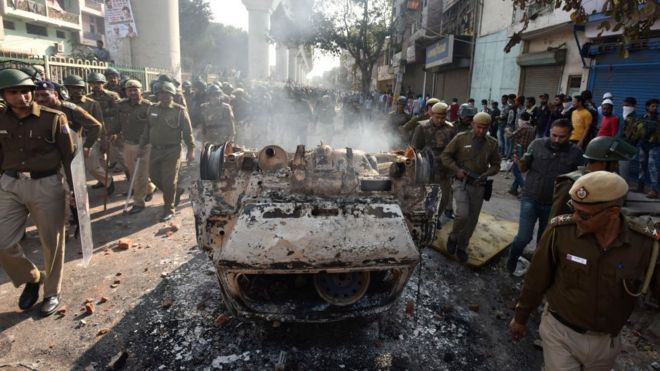 दिल्ली दंगामा मारिनेकाे संख्या ३२ पुग्याे