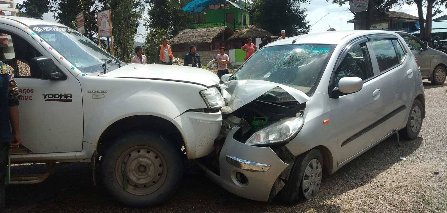 कार दुर्घटनामा परी नेकपा मालेका महासचिव सिपी मैनाली गम्भीर घाइते