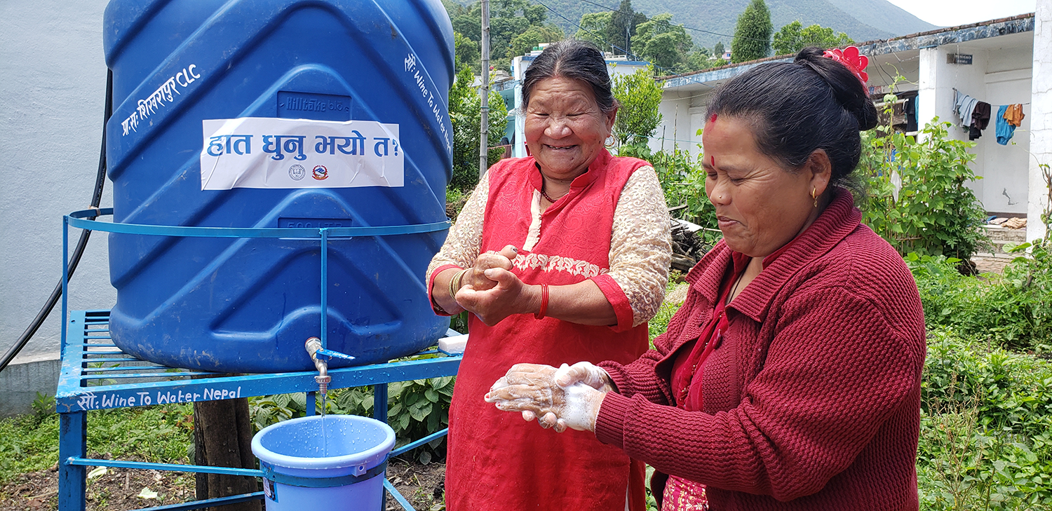 दक्षिणकालीका १३ स्थानमा हात धुने दिगो स्टेसन