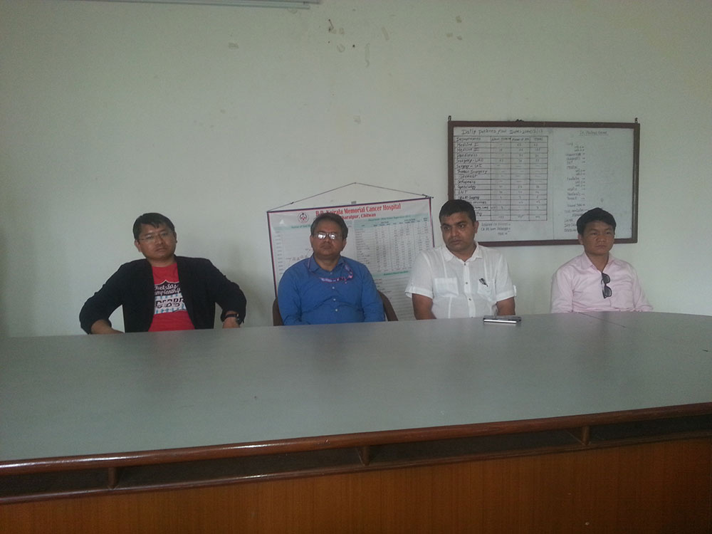 उपराष्ट्रपतिका छोरा दिपेशको सक्रिययतामा क्यान्सर पीडितको उपचारकालागि १० लाख सहयोग