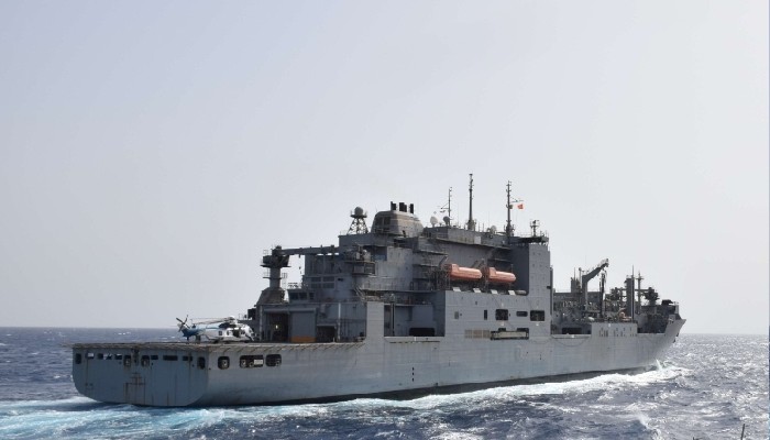 पहिलो पटक अमेरिकी नौसेनाको जहाज मर्मतका लागि भारतीय शिपयार्डमा आइपुग्यो