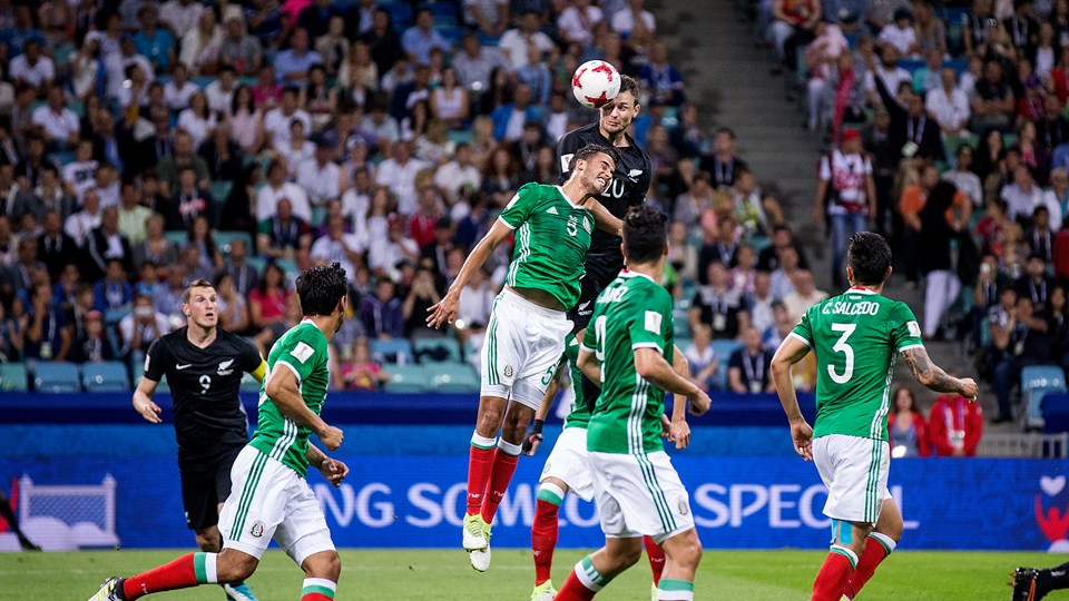 मेक्सिकोद्वारा न्युजिल्याण्ड २–१ गोल अन्तरले पराजित 