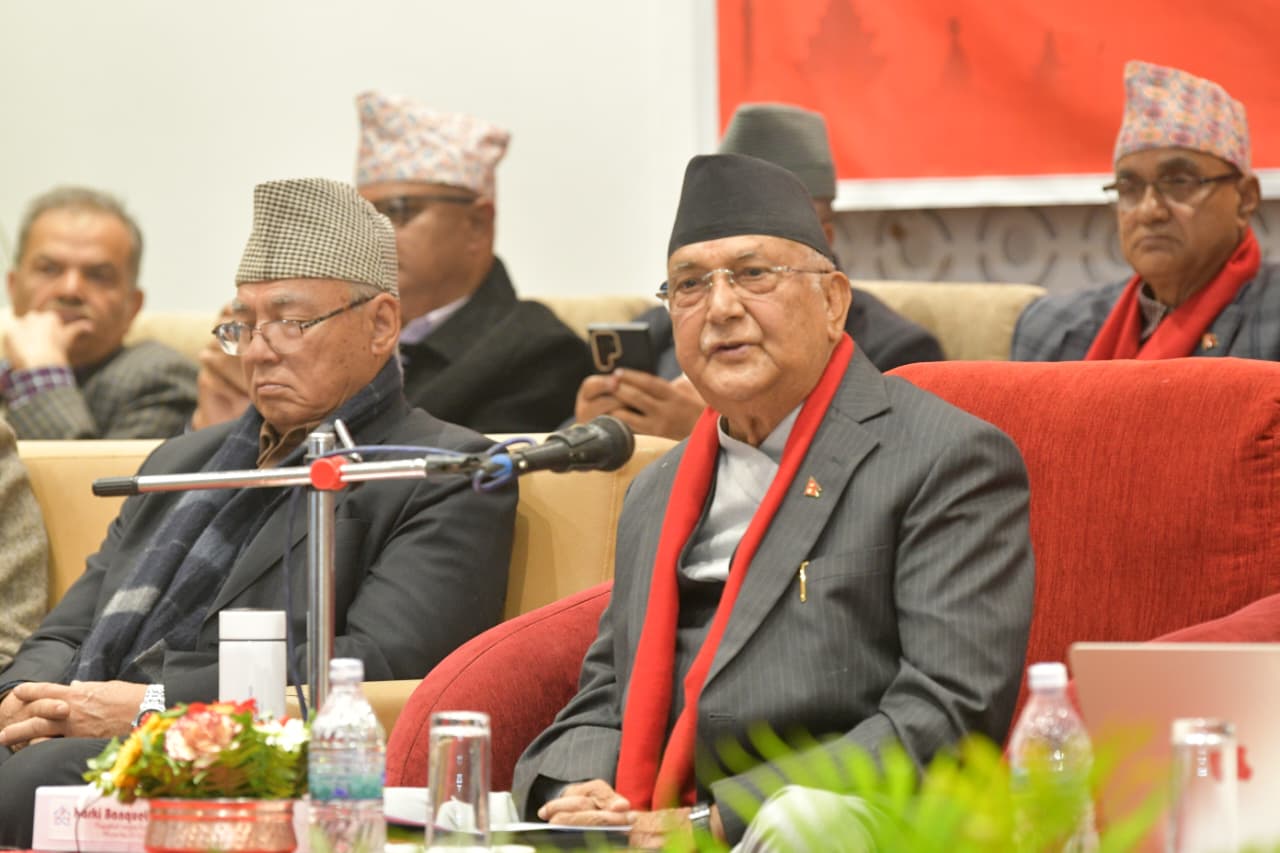 ‘एमालेमा अब गुट छैन, विरोध गर्नुपर्ने काम मैले गरेको छैन’ : अध्यक्ष ओली