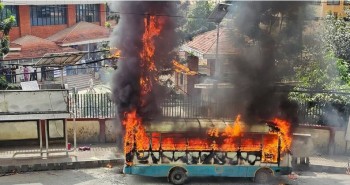 त्रिपुरेश्वर बस आगलागीमा मृत्यु भएका चालकको पहिचान खुल्यो