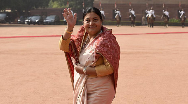 राष्ट्रपति भण्डारी आइतबार अमेरिका जाने
