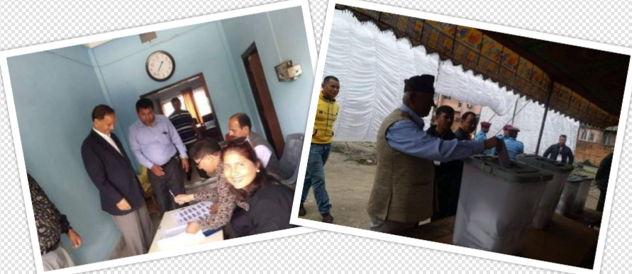 बार निर्वाचन : कांग्रेस नेता सिटौला र केसीले गरे मतदान