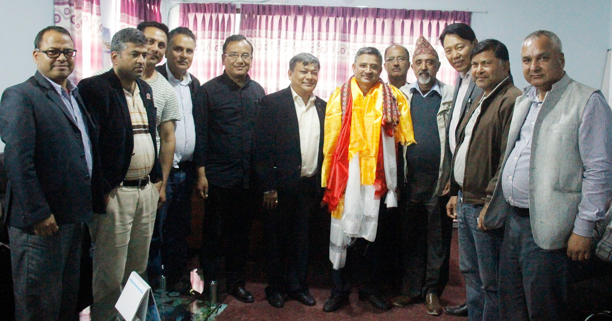 महासंघ प्रतिनिधिमण्डल र महानिर्देशक शर्माबीच भेट