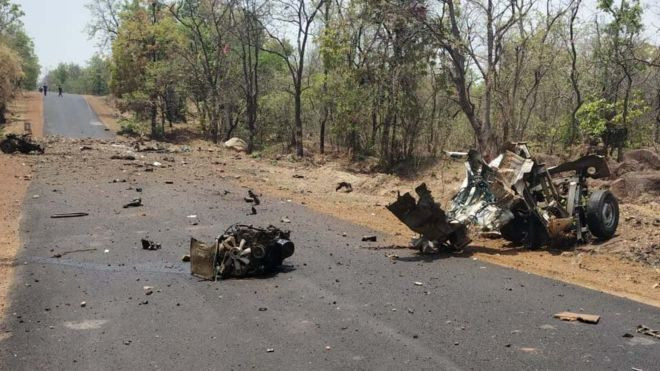 माओवादी आक्रमणमा परी महाराष्ट्रमा १६ को मृत्यु