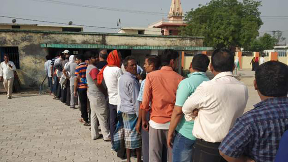 लोकसभाको छैठौं चरणको मतदान जारी