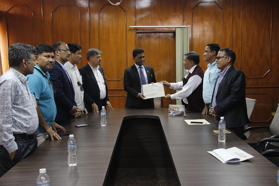 सार्वजनिक खरिद (छैठाै‌ं संशोधन) नियमावली विरुद्ध ज्ञापनपत्र