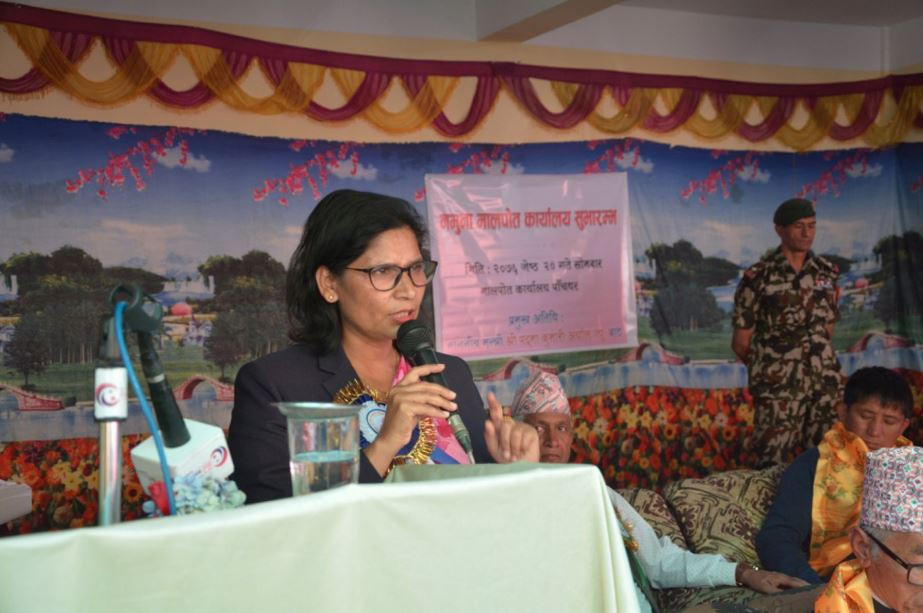 पेनड्राइभमा मालपोत कार्यालय स्थानीय तहलाई बुझाउँछाैं : मन्त्री अर्याल