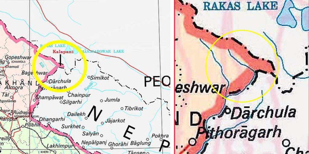 भारतको अर्काे ‘भ्रम’ : नक्साबाट नाम मात्र झिकियो