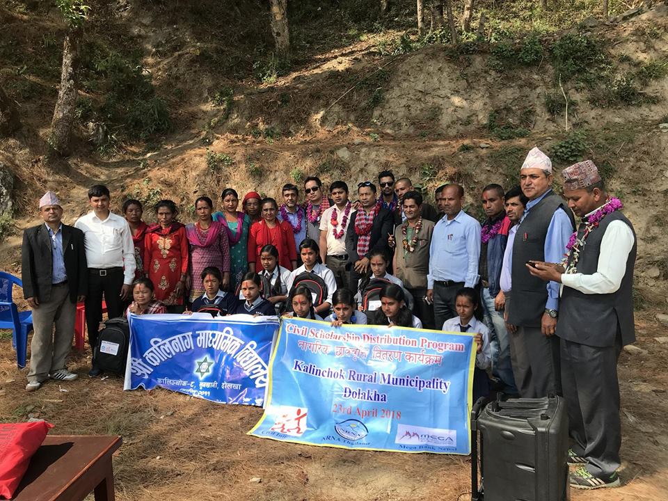 भूकम्प प्रभावित ४० विद्यार्थीलार्इ एनअारएन थाइल्याण्डको छात्रवृत्ति