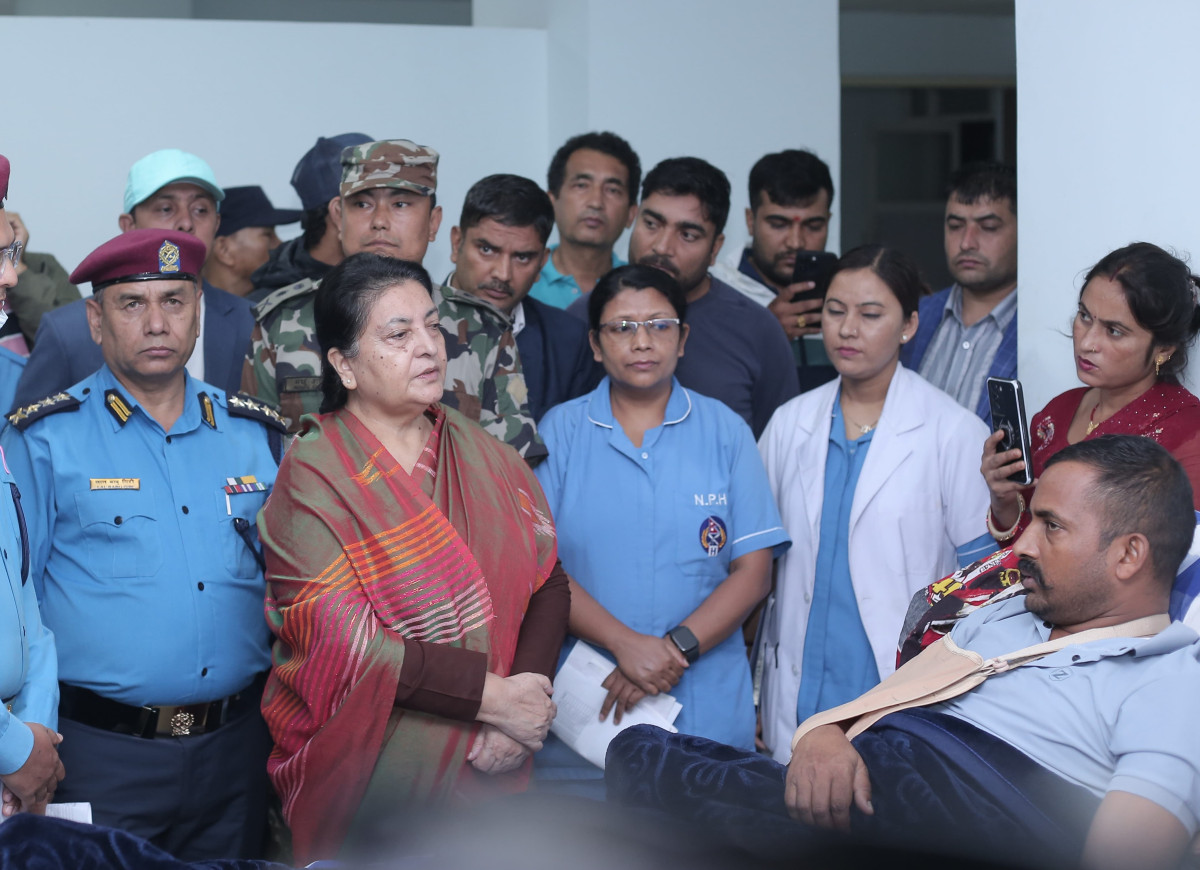 जेनजी आन्दोलनको आवरणमा हिंसात्मक विध्वंस भड्काइयो : पूर्वराष्ट्रपति भण्डारी