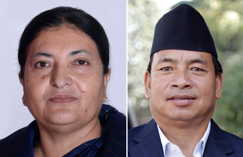 राष्ट्रपति र उपराष्ट्रपतिबाट छठको शुभकामना 