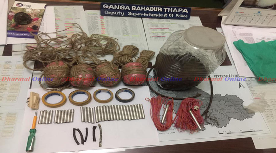नेपाली कांग्रेसका नेता तारा श्रीस बिस्फोटक पदार्थसहित पक्राउ