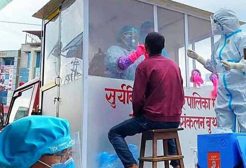 सूर्यविनायकमा घुम्ती स्वाब संकलन सुरु