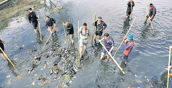 उपत्यकाका नदीबाट छब्बीस मेट्रिक टन फोहर व्यवस्थापन