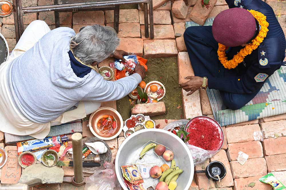 चनौली प्रहरी चौकीको नयाँ भवन शिलन्यास