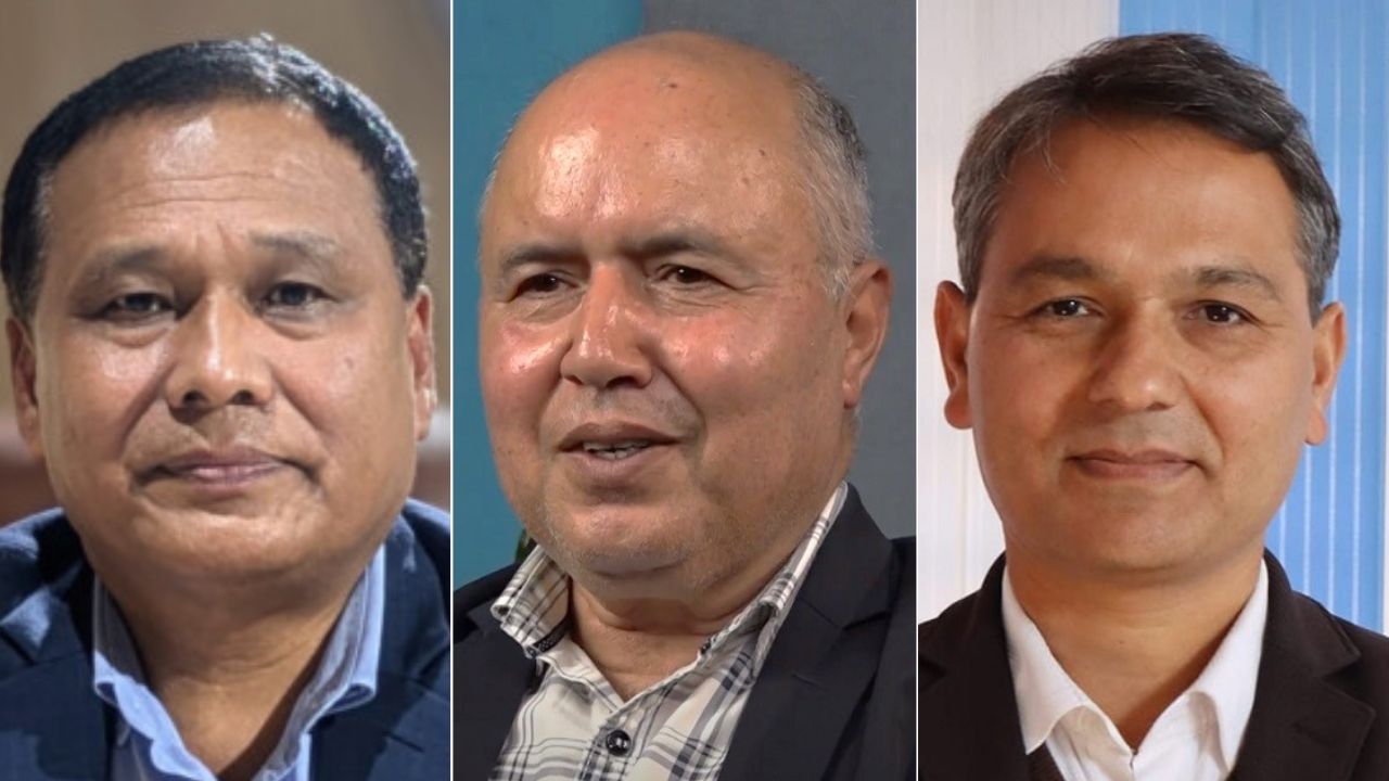 खण्डहर शीतलनिवास बाहिर पालमुनि तीन मन्त्रीले लिए शपथ