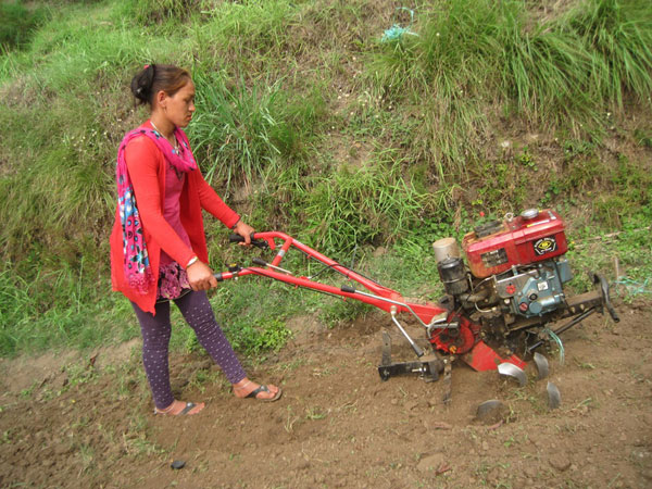 इलाममा किसानलाई मिनी पावर टिलर वितरण