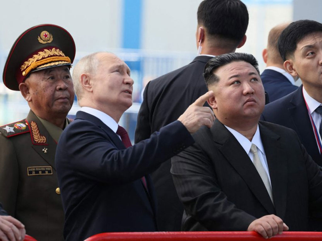 उत्तर कोरियाली नेता उन र रुसी राष्ट्रपति पुटिनबीच भेटवार्ता