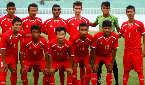 १६ वर्षमुनीको एसिया कप छनौट फुटबलः नेपालले भारतलाई बराबरीमा रोक्यो