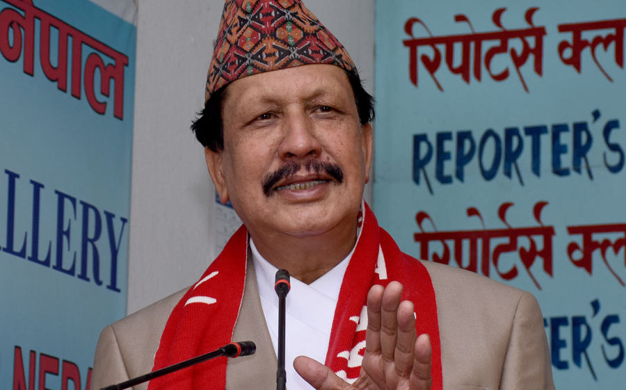 सबै प्रदेशमा अन्तर्राष्ट्रियस्तरको रंगशाला बन्छः खेलकुदमन्त्री केसी 