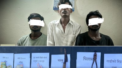 पर्सामा वृद्धा हत्या प्रकरण : चोरी गर्न पसेका तीन युवक पक्राउ