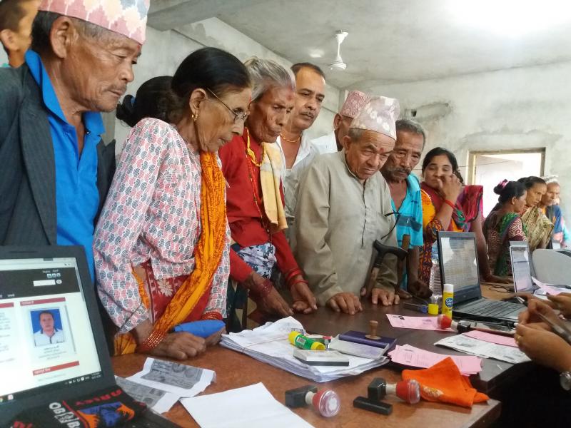 बाइस लाखलाई सामजिक सुरक्षा भत्ता
