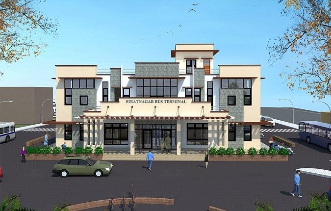 बस टर्मिनल निर्माणको काम ९० प्रतिशत पूरा