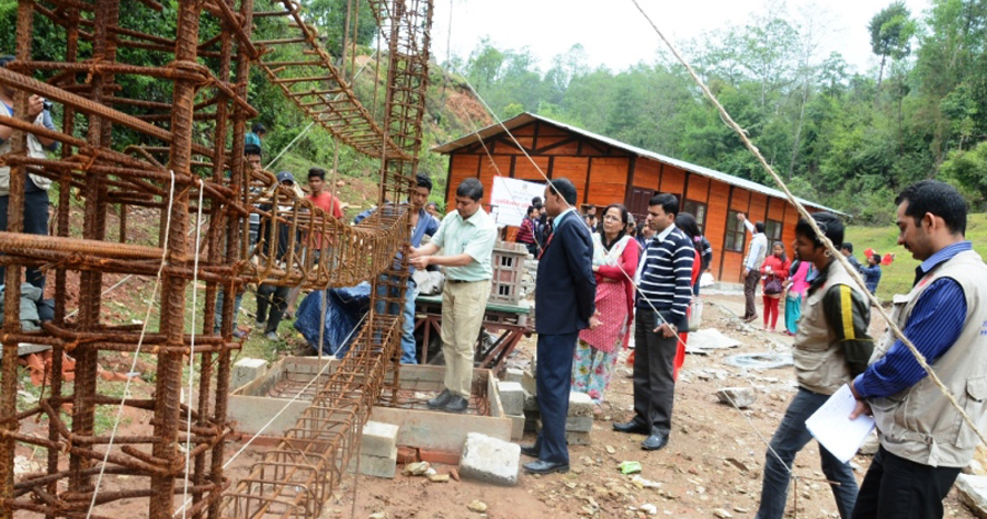 भूकम्पपछिको पुनर्निर्माणमा दोलखा अगाडि, २० प्रतिशत काम सकियो
