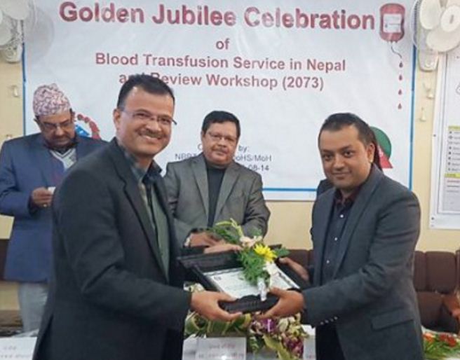 रक्तसञ्चार सेवाको पचास वर्ष पूरा 
